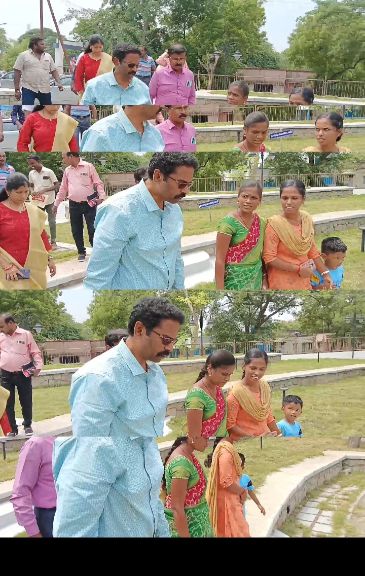 கி. ராஜநாராயணன் நினைவரங்கத்தை புதிதாக பொறுப்பேற்றுள்ள தூத்துக்குடி மாவட்ட ஆட்சித் தலைவர் பார்வையிட்டார்.