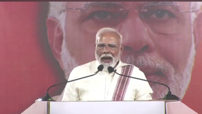 தேசிய ஜனநாயக கூட்டணி வேட்பாளர்களை ஆதரித்து உரையாற்றினார்-.பிரதமர்நரேந்திர மோடி 