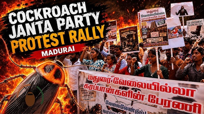 மதுரையில் கரப்பான் பூச்சி ஜனதா பார்ட்டி என்கிற ஓர் இளைய பட்டாளம்
